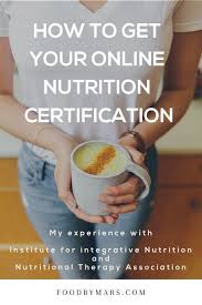 My Experience Getting My Nutritionist Certifications Nutritional Therapy Nutritionist Certification Nutrition Certification