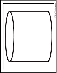 Free mandala to color : Cylinder Coloring Pages Kidsuki