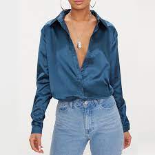 Find women's shirts for every occasion. Women S Custom Designed Casual Satin Silk Open Button Casual Blouse Buy Custom Button Up Shirts Casual Women Shirts Silk Stretch Satin Shirt Product On Alibaba Com