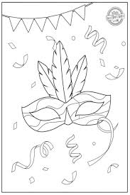 Download mardi gras color sheets and use any clip art,coloring,png graphics . Festive Mardi Gras Coloring Pages