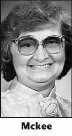 RUBY McKEE Obituary (1927