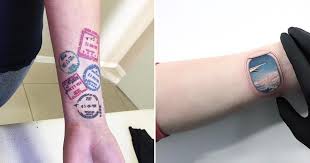 The most popular travel inspired tattoo ideas are maps, a compass, stamps, boats, airplanes and others. 75 Travel Tattoo Ideas That Are Only For Adventure Seekers