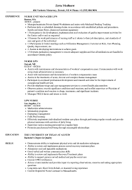 Lpn Nurse Resume Samples Velvet Jobs