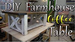 This diy coffee table is not. Farmhouse Coffee Table Youtube