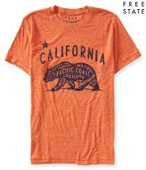 Free State California Graphic T Tee Shirt Designs Shirts For Teens Boys Cool Graphic Tees