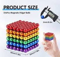 216-piece 5mm colorful magnetic balls building toy, creative desktop  stress-relief toy, suitable for adults and teenagers : Amazon.co.uk: Toys &  Games