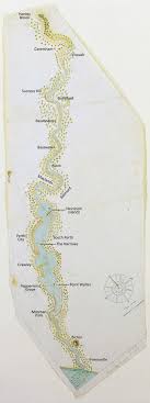 map of the swan river the freycinet collection