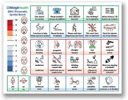 Widgit Health Paramedic Ems Symbol Board Communication Board Learning Spanish Paramedic