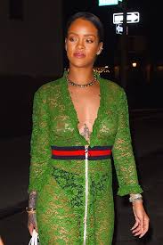 Rihanna Bares Her Nipples, Underwear in Completely See-Through Dress
