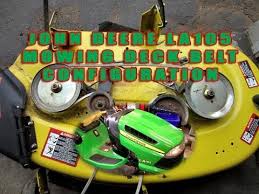 Check spelling or type a new query. John Deere Lawn Tractor Mowing Deck Belt Configuration Youtube