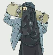 Gambar kartun muslimah bercadar bertopi ilustrasi karakter kartun gambar kartun. 30 Ide Foto Kartun Tomboy Bertopi Mopppy