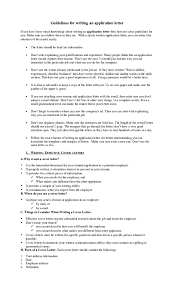 You will find more information on our products in the enclosed brochure. writing letter about employment Doc About Application Letter Yulan Afriani Academia Edu