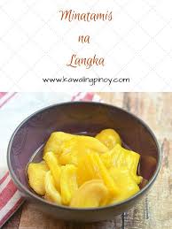 Minatamis Na Langka Recipe Real Food Recipes Homemade Recipes Asian Desserts