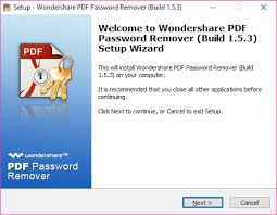It allows the users to securely lock the pdf files with limited access . Wondershare Pdf Password Remover Build 1 5 3 Full Version Pdf Download