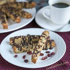Add flour mixture to wet mixture and stir until dough forms. Cranberry Almond Biscotti Cookies Gluten Free Low Carb Yum