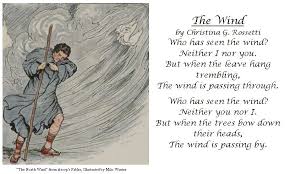 Who Has Seen The Wind Neither I Nor You Poem The Wind By Christina Rossetti The North Wind By Milo Winter Christina Rossetti Christina Wind