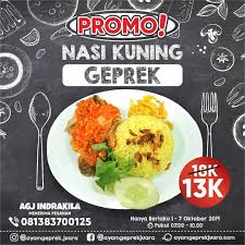 Check spelling or type a new query. Promo Heboh Nasi Uduk Dan Nasi Ayam Geprek Juara Facebook