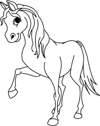 Coloriage cheval à imprimer 159. Coloriage A Imprimer Un Cheval Dessin 10