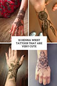 The main thing to apply henna from when you can see that designs you make with henna are no longer messy, and you have got control over the cone squeezing it and your hands are. 18 Henna Wrist Tattoos That Are Very Cute Styleoholic
