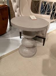 Talisman Chairside Table By Ambella Home Chair Side Table Table Custom Furniture