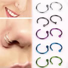 Mar 23, 2020 · firstly the ball may be pulled out by hand by forcing the ball from the ring or by gently twisting the ring. Fashion 2x Celebrity Stainless Steel Open Hoop Nose Ring Earring Body Piercing Buy At A Low Prices On Joom E Commerce Platform