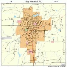 Bay Minette Alabama Street Map 0104660