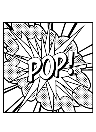 Color pictures of famous paintings by popular artists with our famous paintings coloring pages. Retro Pop Art Coloring Pages Novocom Top