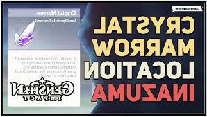Guía para principiantes de minecraft: Impact Of Genshin Where To Quickly Locate Crystal Marrow Game News 24