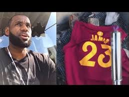 If they leave them they will have to. Lebron James Thanks Cleveland After Joining Lakers Cavaliers Fans Don T Burn His Jersey Youtube