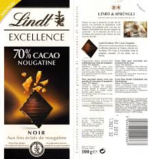 Lindt Tablette De Chocolat Chocolat Chocolat Lindt