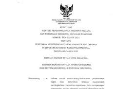Jadwal pendaftaran cpns kejagung 2021. Ini Formasi Cpns Badan Narkotika Nasional 2021 Total 148 Formasi Infobandaaceh