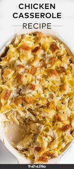 From green bean casserole to apple pie, hearty, warming dishes are a big part of what makes this time of year so special. Chicken Casserole With Campbell S Canned Soup Chicken Recipes Casserole Campbells Soup Recipes Cambells Recipes