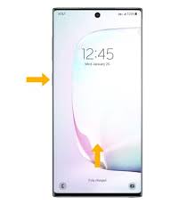 You still swipe down from the top of the screen, just as with other iphones. Samsung Galaxy Note10 5g Smn976u Google Pay At T