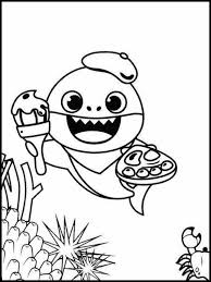Free printable baby shark coloring pages for kids. Printable Coloring Sheets Baby Shark 30