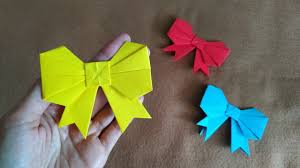 Membuat hiasan pita cantik dari kertas kado. Cara Membuat Pita Dari Kertas Youtube