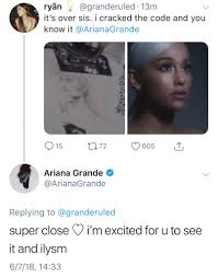 Thank you all for the constant support. Ariana Grande Today Auf Twitter Ariana Reveals The Sweetener Album Cover Slightly Appeared In The No Tears Left To Cry Music Video