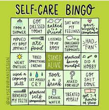 Self Care Bingo Google Search Self Care Feelings Coping Skills
