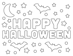 The halloween coloring pages app includes: Spooky And Fun Halloween Coloring Sheets Five Spot Green Living
