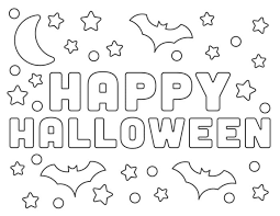 Includes images of baby animals, flowers, rain showers, and more. Spooky And Fun Halloween Coloring Sheets Five Spot Green Living