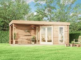 Hat das haus viel dachüberstand, so kannst du die fläche darunter auch. Gartenhaus Hanna Modern