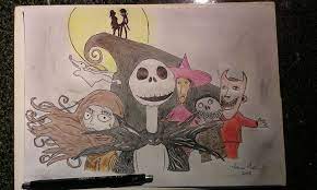Nightmare Before Christmas Late Night Drawings Drawings Illustration Entertainment Movies Animation Anime Artpal Hi guys this is my first deviation so what do you think? nightmare before christmas late night
