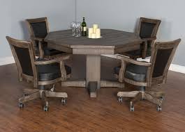 Convertible Poker Dining Table Tobacco Leaf By Sunny Designs Americana Poker Tables Solid Wood Dining Table Dining Table Wood Dining Table