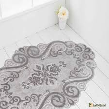 Karmen Yolluk Hali 78x150 Truva Ozel 8334 Vizon Gri Halilar Hali Renkler