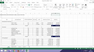 Sebagai contoh untuk menghitung jmlah data dari range data e8 sampai g8, maka rumusnya adalah =count(e8:g8) kemudian tekan tombol enter. Tutorial Membuat Rencana Anggaran Biaya Rab Menggunakan Ms Excel Anggap Saja Blog