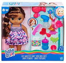 Baby Alive Cute Hairstyles Baby With Brown Hair Walmart Com