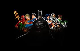 Josstice league introduced batman by having him use a thug as bait to attract a parademon, so he could capture one and try to understand it. Wallpaper Wonder Woman Black Batman Background Green Lantern Superman Dc Comics Cyborg Flash Aquaman Justice League Images For Desktop Section Fantastika Download