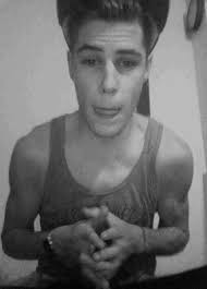 black and white tumblr boy gif