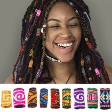 Fabric Dread Beads