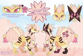 Ninetales x Shiny Arcanine x Meowscarada Adopt (closed) by 64raptors -- Fur  Affinity [dot] net
