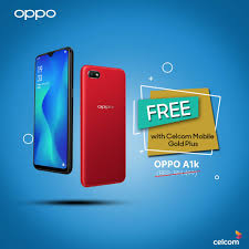 Celcom ada buat pakej percuma handphone tanpa sebarang upfront. The Oppo A1k Is Available For Free When You Sign Up For Celcom Gold Plus Plan Klgadgetguy